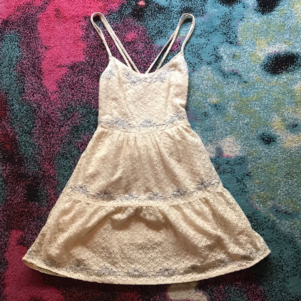 Abercrombie & Fitch cream summer  sundress M